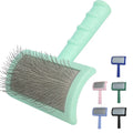 Factory Wholesale Custom Logo Long Pin Pet Hair Brush Cat Dog Grooming Slicker Brush