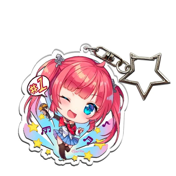 Wholesale Custom Animation Acrylic Keychain Acrylic Charm Keyring Acrylic Keychain