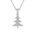 Sterling Silver Christmas Tree Pendant Charms Luxury Pendant Christmas Gifts Jewelry Earings for Jewelry Making