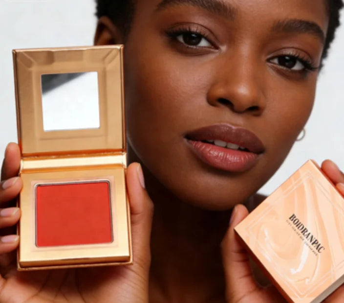 DIY Your Own Mineral Blush Makeup Palette Face Cheek Blusher Powder Contour Natural Pink Cosmetic