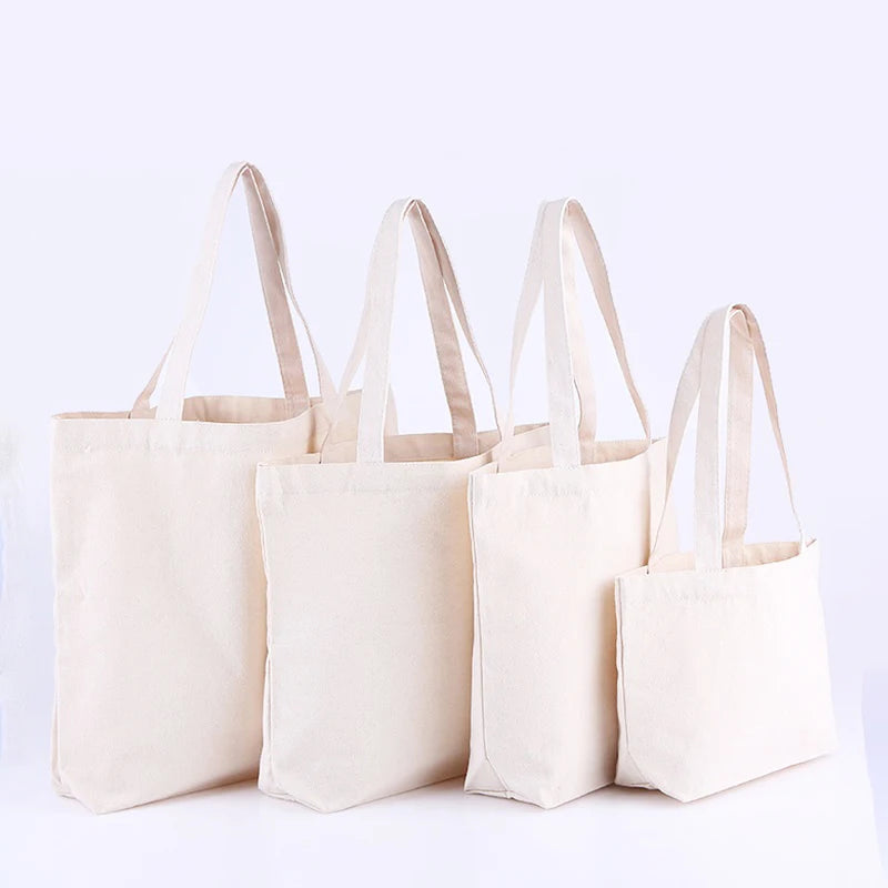 Customized Logo Tote Shopping Bag Cheap Canvas Cotton Bag with Personalized Logo