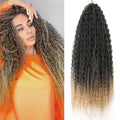 18 Inch Brazilian Braids Bulk Hair Extensions Crochet Hair Afro Kinky Curly Ombre Crochet Braiding Hair Extensions