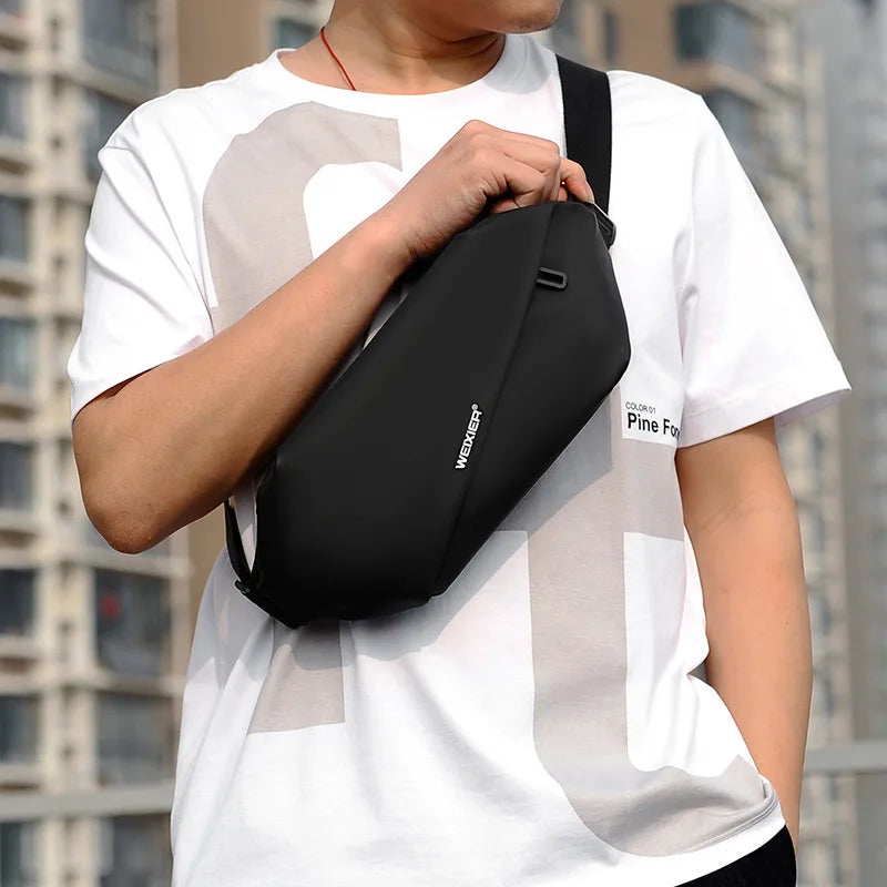 WEIXIER 2023 New Style Outdoor Sports MultifunctionalLarge Capacity Waist Bags Shoulder Bags Crossbody BagsBelt Purse for Men