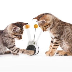 Interactive Cat Chasing Toys for Indoor Cats Kitten Chaser Toys Tumbler Balanced Exercise Wheel Toy