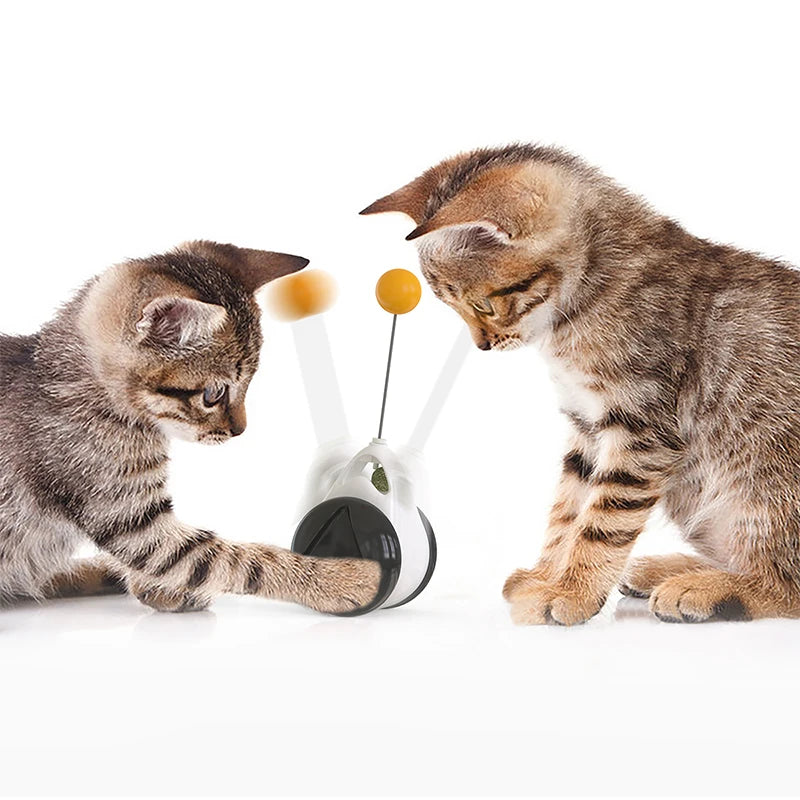 Interactive Cat Chasing Toys for Indoor Cats Kitten Chaser Toys Tumbler Balanced Exercise Wheel Toy MegaBDM