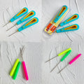 4 Types Sewing Machine Needle Pins Needlework Craft for Candle Mold Hole of Bracelet Accessories Pins Sewing