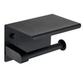 Matt Black Stainless Steel Black Toilet Paper Holder Bathroom Accessories Sets Washroom Wall Mount Tissue Paper Roll Rack