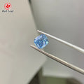 Redleaf IGI Certificate Fancy Blue Color Lab Grown Diamond 1CT 2CT 3CT Square Cushion Cut CVD Lab Created Diamond for Ring