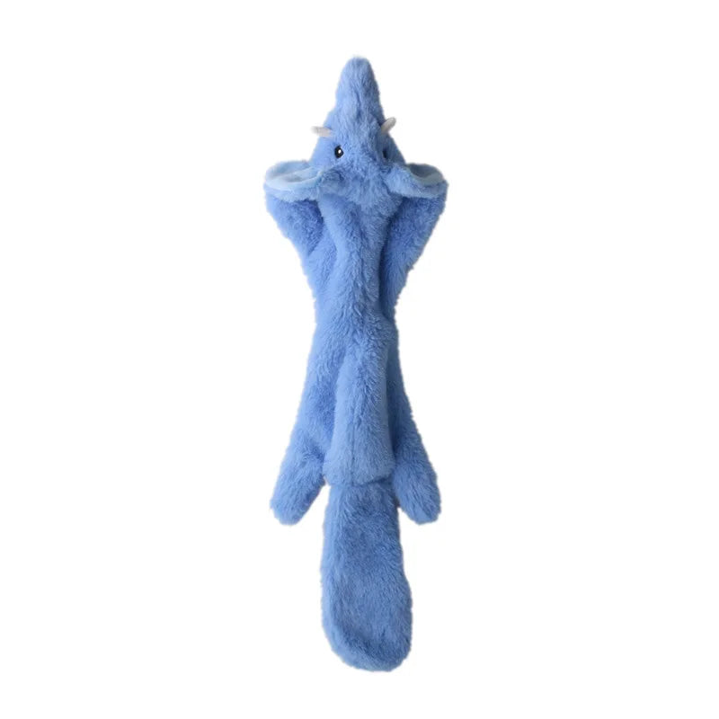 Joysing Squeaky Plush Dog Chew Toys Interactive Crinkle Dog Feeding Mat Pet Squeak Interactive Toy