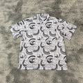 DENIMGUYS Fashion Men's Short Sleeve Hawaiian Shirt Tops Printed Summer Casual Beach Shirts