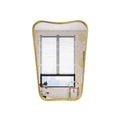 65X45cm Nordic Light Luxury Simple Modern Bathroom Wall Hanging Home Irregular Makeup Mirror