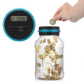 Latest Creative Counting Piggy Bank 1.8L NT Yuan USD Piggy Bank Large Bucket Intelligent Computing Gift for Children