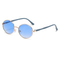 Promotional 2025 Round Rimless Frame Women UV400 Light Weight Durable Comfortable Assorted Color Lenses Copper Sunglasses
