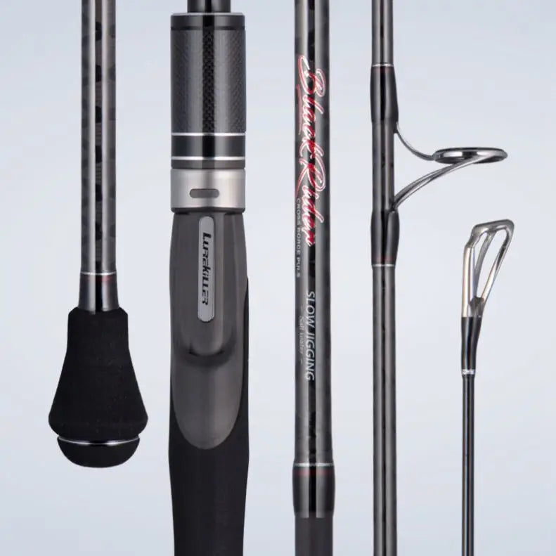 Lurekiller Saltwater 3 Sections ML M Action Solid Carbon Slow Pitch Jigging Fishing Rod Pole Surf Bait Casting Boat Jigging Rod