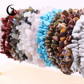 Zhe Ying  Crystal Bracelets Healing Natural Stone Chips Gemstone Chip Stones and Crystals Bracelets Jade Crystal Chip Bracelet