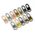Meetee F3-29 10mm Keychain Hardware Bag Chain Connection Hook Buckle Swivel Dog Snap Hook Buckles Handbags Purses Lobster Clasps