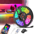 Google Smart APP WiFi 12V 5M SMD 5050 RGB Flexible LED Strip Light Remote Controlled IP20 Multicolor Decoration Voice Control