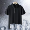 Wholesale Custom Ice Silk Polo Shirt Summer Fashion Simple New Style Seamless Sports Thin Quick Dry Breathable Polo Shirt