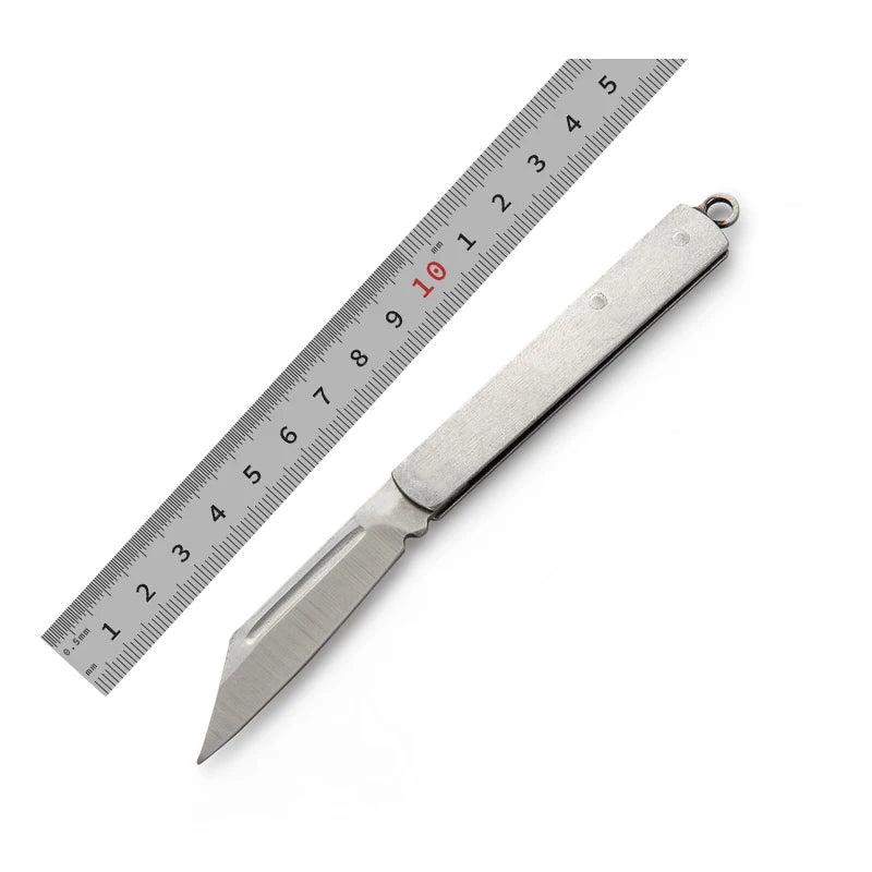 2025 Hot Selling USA Survival Pocket Tactical Small Full Stainless Steel Folding Knife