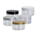 Stock 200g H91mm H52mm Clear Wide Mout Kitchen Spices PET Plastic Face Container Packaging Cream Jar
