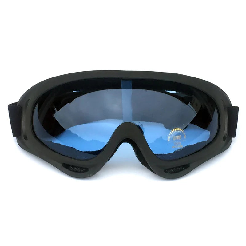 For X400 UV400 Protection Vintage Full Rim Adjustable Strap Cycling Goggles Outdoor Eyewear % UV Protection Unisex