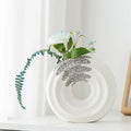 Simple Decoration Ceramic Vase Ornaments Home Living Room Flower Arrangement Dining Table Ceramic Vase