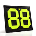 2 Digit Player Change Board Heavy Duty PVC Football Training Substitution Board