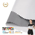 Customization Woven Fabric Laminate PU Silver Film Waterproof Polyester Elastic Shape Slimming Sauna Suit Fabric