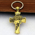 Alloy Cross Metal Jewelry Necklace Pendant Key Chain Cross Pendant