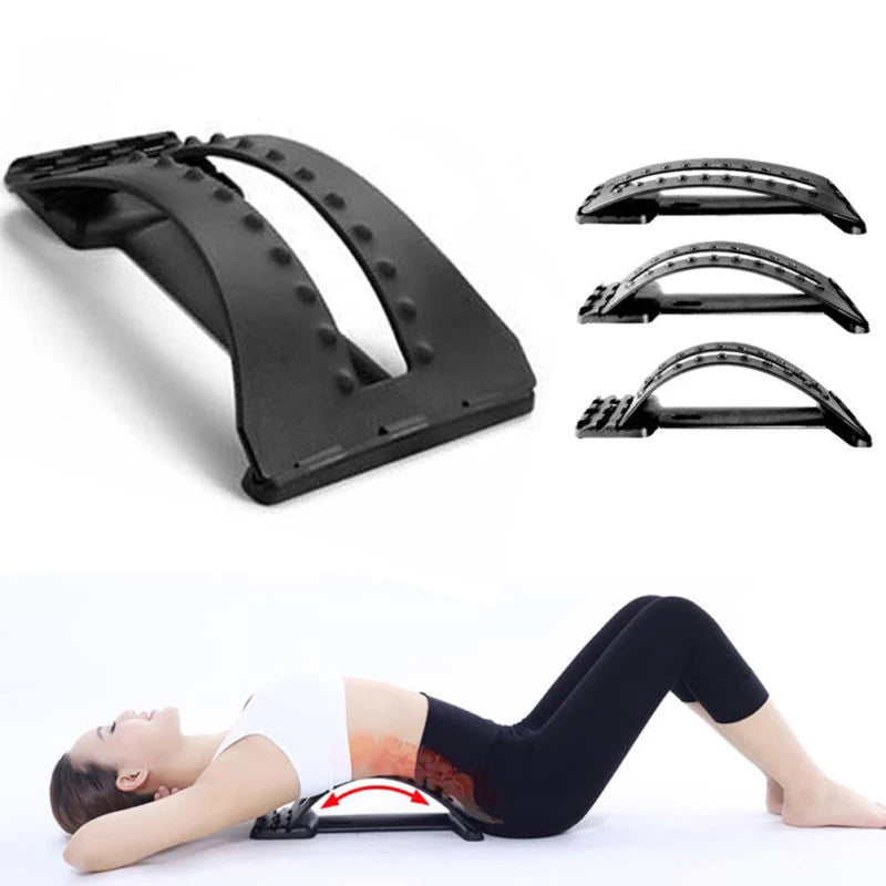 Hot Selling Lumbar Massage Stretcher Back Stretcher Lumbar Support Device for Pain Relief