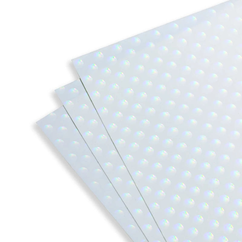 Factory Wholesale Inkjet Sticker A4 Size Waterproof Vinyl Transparent Holographic Flash Pattan Sticker Paper