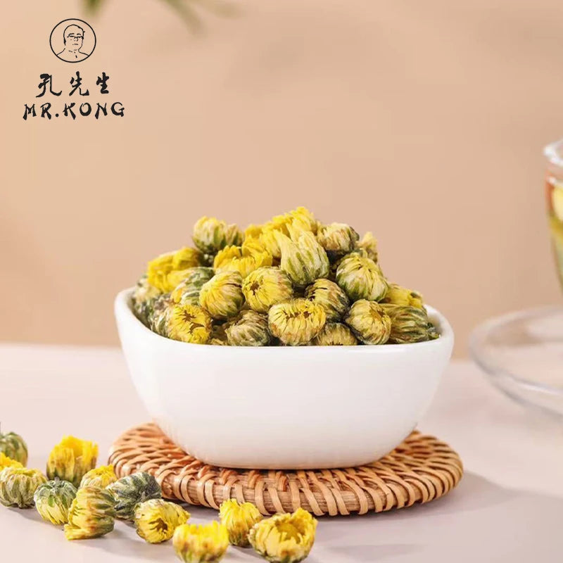 Factory Wholesale White Chrysanthemum Morifolium Bud Health Tea Loose Tea Grade Low Price Bulk Box/Bag Packaging Fresh Processed