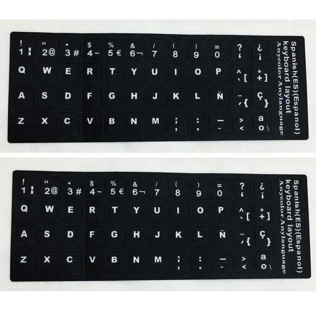 Factory Price Wholesale Russian/Korean/Japanese/Germany/Spanish Keyboard Sticker for Laptop Covers MegaBDM