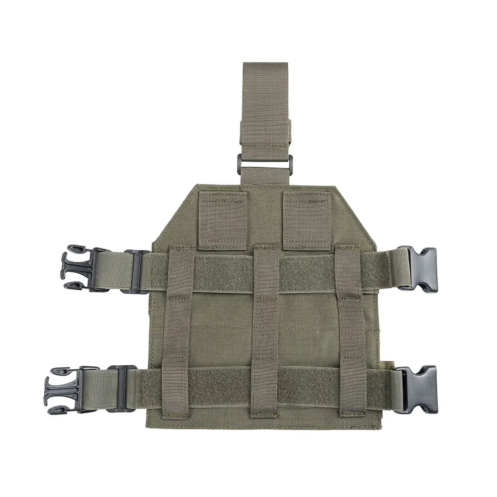 Wholesale Adjustable 500D Nylon Tactical Molle Drop Leg Panel Rig Holster Pouch for Hunting