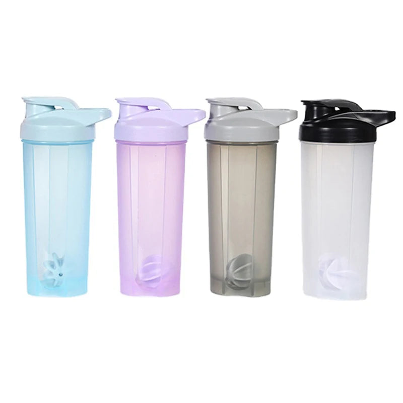 High Quality Bpa Free Protein Shaker Bottle Gym Fitness Use Food Grade Plastic Protein Shaker Bottle with Mix Ball 500ml 700ml