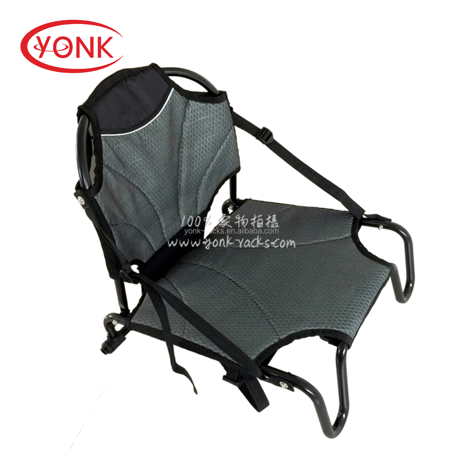 YONK Aluminum & Textile Portable Folding Kayak Seat for Surfing and Drifting