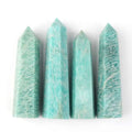 Natural Healing Crystal Crafts Amazonite Towers Point Wand Obelisk