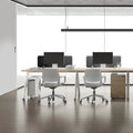 Modern Luxury 4 6 8 Person Table Furniture Workstation Desks Modular Open Space Coworking Office Desk