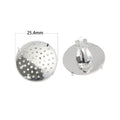 Beadsnice Ear Clip Earrings for Women Accessories 10pcs PerLot 25.4mm brass Color  ID 37616