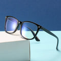 Wholesale Cheap Fashion Square Full Rim Plastic Frame Light Weight Anti Blue Light Blocking Unisex Computer Glasses Metal Hinge