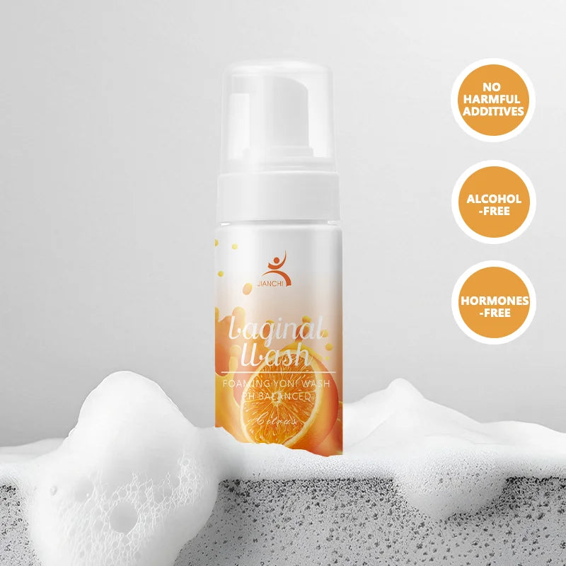 Private Label Yoni Cleanse Products Intimate 150ml Feminine Organic Yoni Foam Wash for Women's