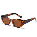 STORY MF3921 Vintage Tortoiseshell Thick Rectangle Luxury Brand Designer Sunglasses Trendy Retro Cat Eye Sun Glasses Women Men