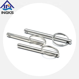 Professional Supplier Customized SS304 Fishing Gear Cylindrical Body Quick Release Detent Pin with Ring