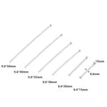 Custom 300Pcs/bag Stainless Steel Silver Plated Ball Head Pin Headpin  for Jewelry Findings Making Accessories