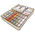 Drawer Organiser Collapsible Closet Dividers Foldable Storage Box for Bras Underwear Socks Neck Ties Scarves