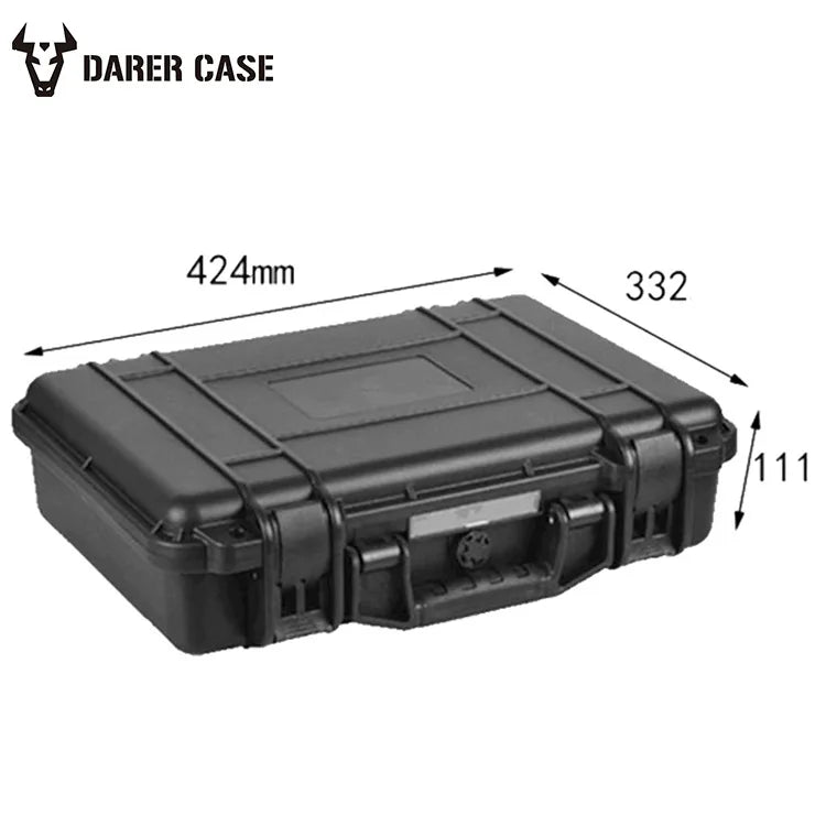 DPC074 Factory IP67 Hard PP Dingyang case Plastic Box with the Pre-cut Foam