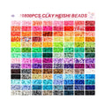 Hot Selling 112 Color 16800 Mixed Color Flat Circular Polymer Clay Beads DIY Bracelet Necklace Handmade Jewelry Set Box