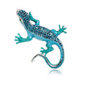 DRAL1033 Fashion Enamel Lizard Brooch Women Animal Brooch European and American Jewelry Wholesale