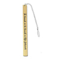 Promotion Gift Bookmark Stainless Steel Metal Bookmarks for Books with Tassels