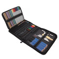 72-Piece Art Supplies Artist Kit Drawing Tools Professional Sketch Pencils Set With Carrying Bags for Kids Drawing